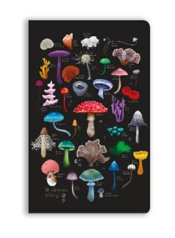 Anna Stead Mushrooms & Fungi Soft Touch Lined Notebook