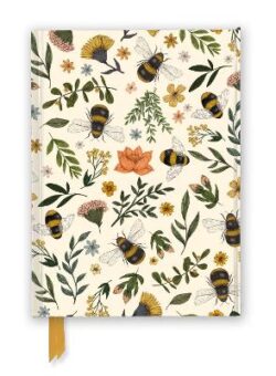Jade Mosinski Garden Bees Foiled Lined Notebook