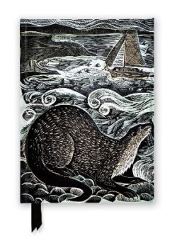 Angela Harding Shetland Otter & Windsong Foiled Lined Notebook