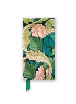 William Morris Acanthus Foiled Slimline Lined Notebook