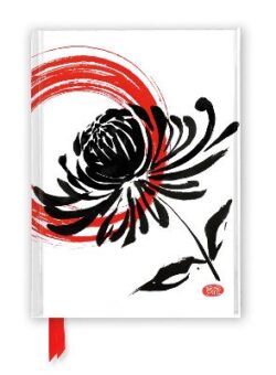 Sumi Flower Chrysanthemum Foiled Lined Notebook