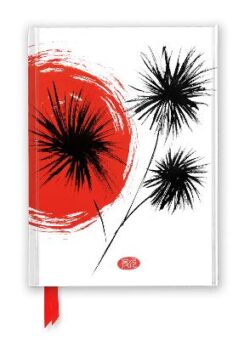 Sumi Flowers Calliandra Foiled Lined Notebook
