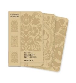 Nina Pace Mini 3 Set Craft Lined & Blank Pages Notebooks