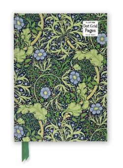 William Morris Seaweed Foiled Dot Grid Notebook