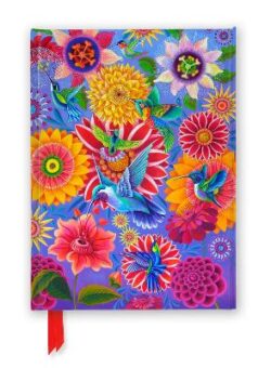 Jane Tattersfield Hummimgbirds Foiled Lined Notebook