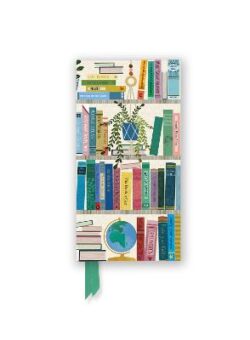 Georgia Breeze Bookshelves Slimline Foiled Lined Notebook