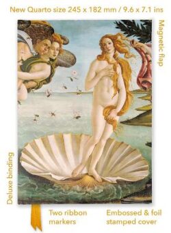 Sandro Botticelli Birth Of Venus Quarto Foiled Lined Notebook