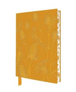 Polly Rose Morris Gathering Of Goldfinches Artisan Art Lined Notebook