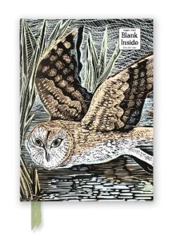Angela Harding Marsh Owl Foiled Blank Notebook