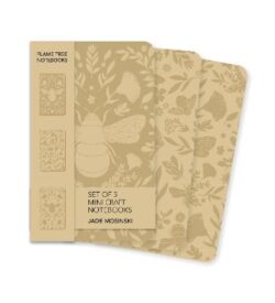 Jade Mosinski  Mini 3 Set Craft Lined & Blank Pages Notebook