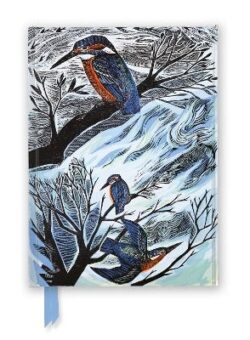 Angela Harding Suffolk Kingfishers Foiled Lined Notebook