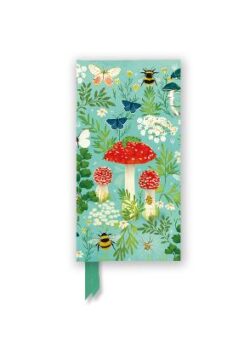 Katherine Quinn Enchanted Mushroom Garden Slimline Foiled Lined Notebook