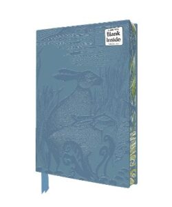Angela Harding Rathlin Hares Artisan Art Blank Notebook