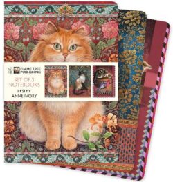 Lesley Anne Ivory Standard 3 Set Lined & Blank Pages Notebook