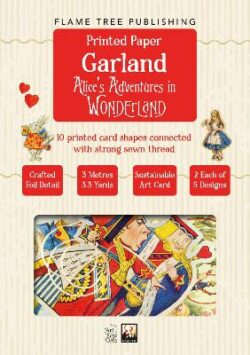 Alice's Adventures in Wonderland Paper Garland