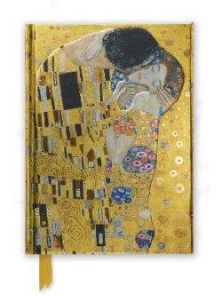 Gustav Klimt The Kiss Foiled Lined Notebook