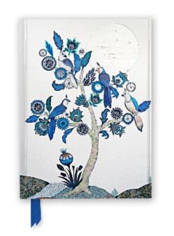 Alexandra Milton Silver Tree  Folied Lined Notebook