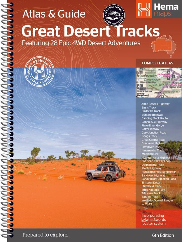Australia Great Desert Tracks atlas & guide A4