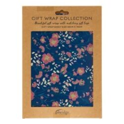 Gift Wrap Navy Floral