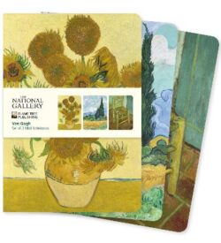 National Gallery Van Gogh Midi 3 Set Lined & Blank Pages Notebook