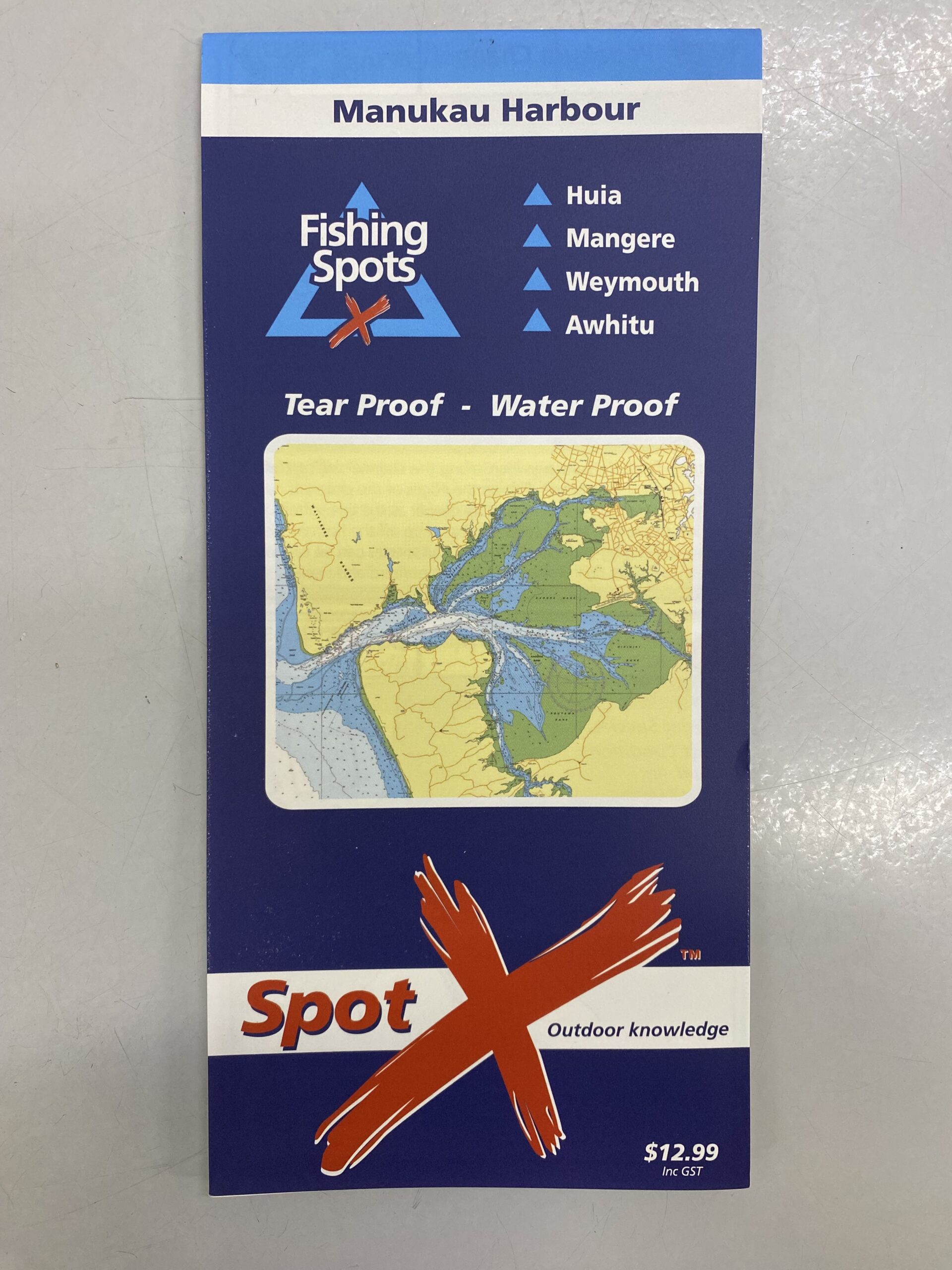 Spot X Manukau Harbour Chart
