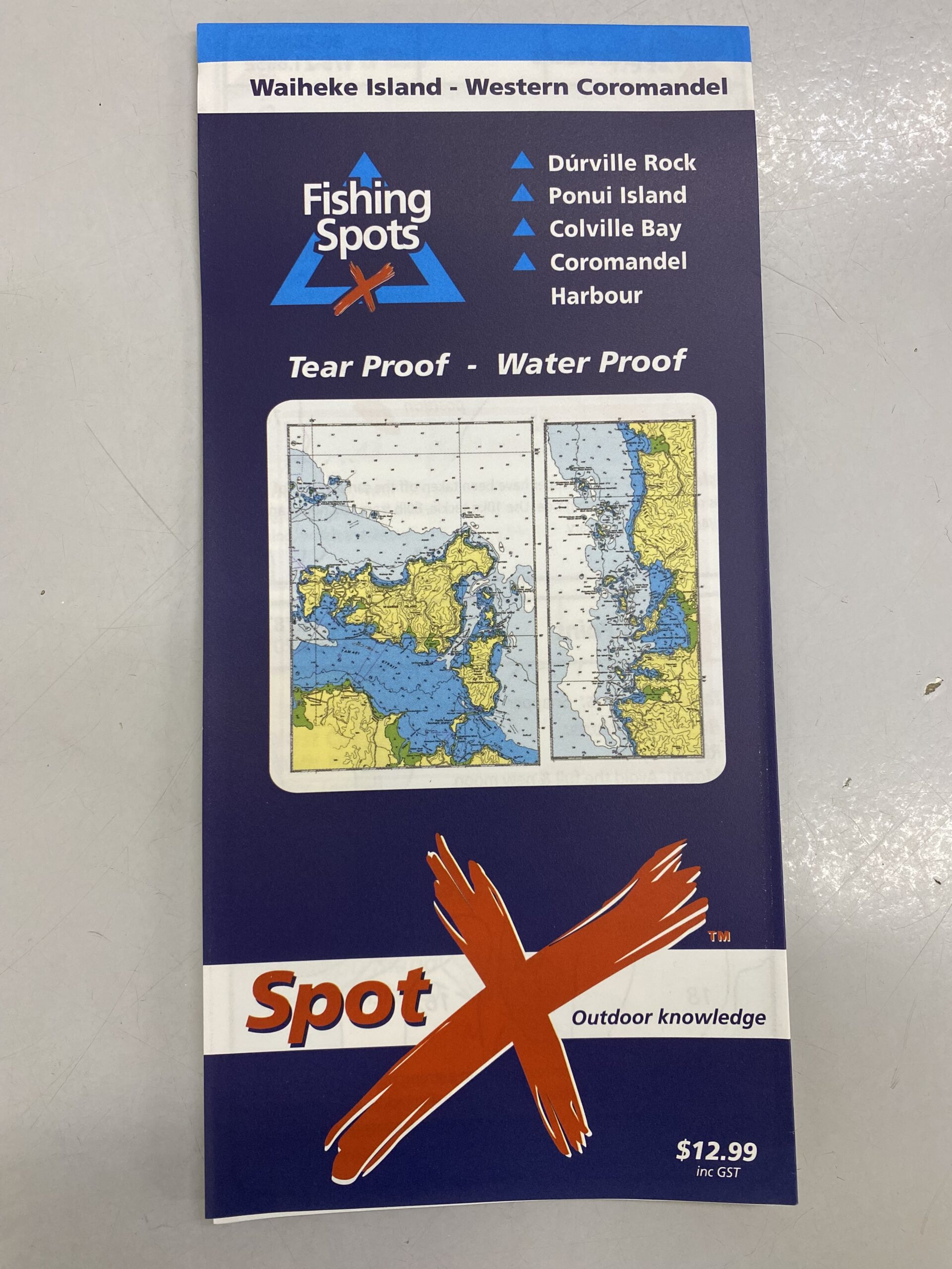 Spot X Waiheke is West Coromandel Chart