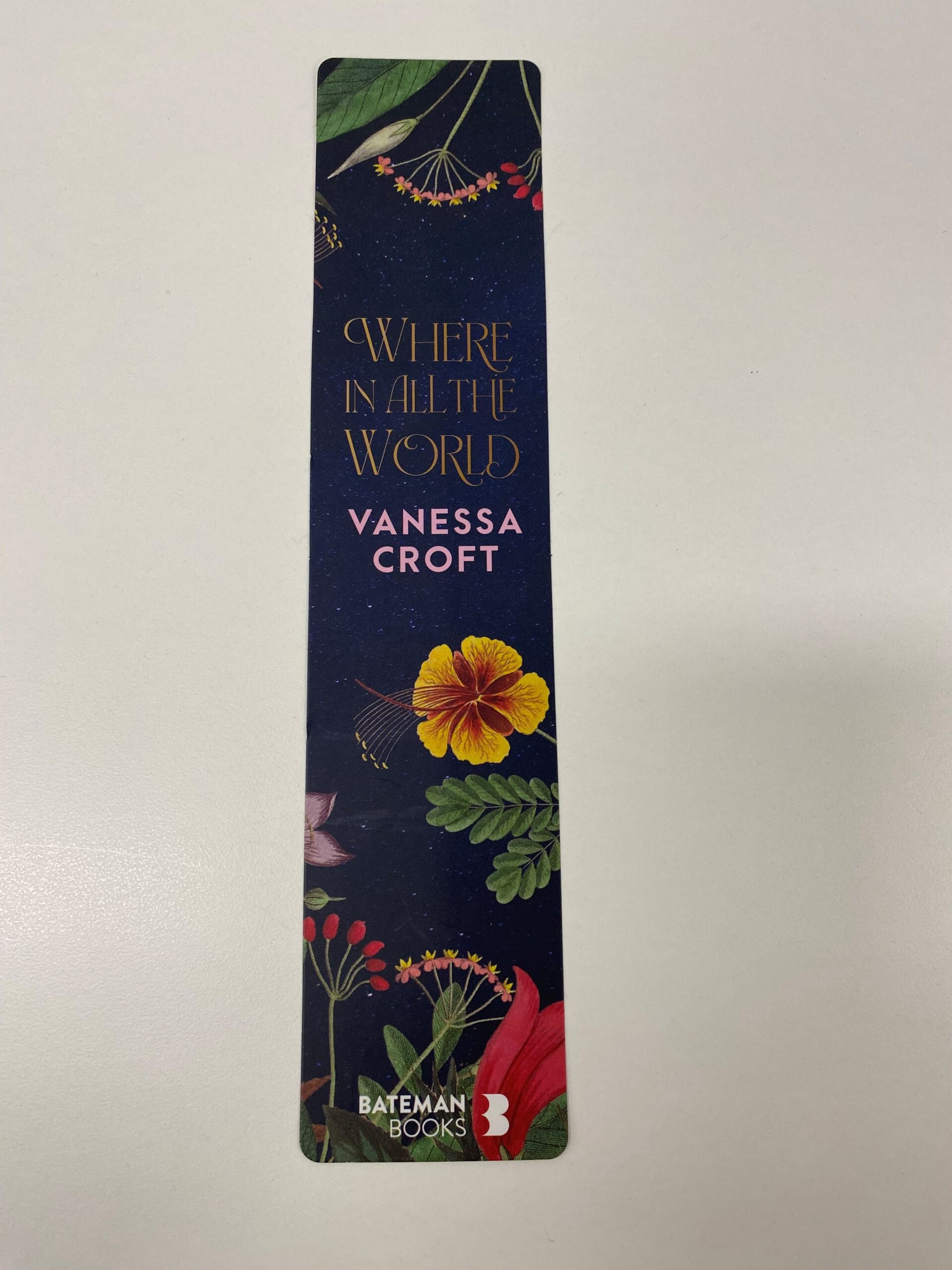Where In All The World - BOOKMARK